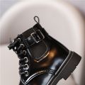 Toddler / Kid Solid Retro Boots Black image 3