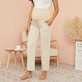 Pretty Solid Maternity Pants Apricot