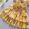 Baby / Toddler Girl Pretty Floral Print Layered Dresses Yellow image 5