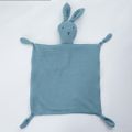 100% algodão toalha de bebê apaziguador brinquedos de coelhinho para dormir auxiliar de bebê recém-nascido acessório Turquesa image 1