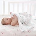 100% coton gaze nouveau-né bébé couette swaddle couverture recevant couverture enfants literie pour l'été Rose image 4
