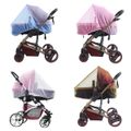 Rede mosquiteira para carrinho de bebê duráveis portáteis dobráveis acessórios para carrinho de bebê Branco