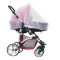 Rede mosquiteira para carrinho de bebê duráveis portáteis dobráveis acessórios para carrinho de bebê Branco image 1