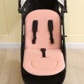 Stroller Seat Liner Stroller Cushion Pads Car Seat Insert for All Seasons Pink image 2