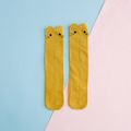 Lovely Cat Design Stockings for Baby Girl Yellow