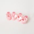 2-Pair Baby / Toddler Girl Bowknot Solid Socks Set Light Pink image 1