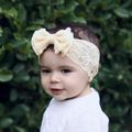 Baby / Toddler / Kid Bow Decor Lace Headband Champagne