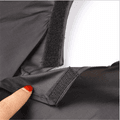 Convenient Beard/hair Storage Apron Black image 3