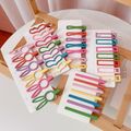 7pcs Matte Hair Barrettes Alligator Hair Clips Duckbill Hair Clips Cute Hairpins Colorful Clips for Women and Girls Hair Accessories Multi-color image 2
