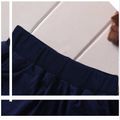 2pcs Sripe Print and Applique Decor Hooded Long-sleeve Baby Set Royal Blue