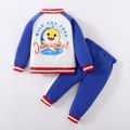 Baby Shark 2-piece Cotton front Buttons Jacket and Pants Set Blue