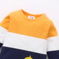 Baby Shark Colorblock Cotton Basic Jumpsuit for Baby Color block