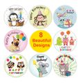 Roll Over Image to Zoom in Happy Birthday Badge Stickers for Kids Home Classroom Birthday Party Decoration Multi-color