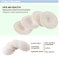 4 Pcs Cotton Breast Pad Nursing Pads For Mum Washable Waterproof Feeding Pad Creamy White image 2