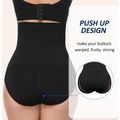 Slimming Waist Trainer Women Body Shaper Thong Mesh Breathable Girdle Shapers Tummy Control Shapewear Panties High Waist Black image 4