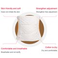 Postpartum C-section Maternity Recovery 2 in 1 Cotton Gauze Breathable Belly Band Pelvis Belt, Postnatal Shapewear White image 2