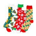 Women Christmas Socks Christmas Jacquard Tube Socks Color-A image 3
