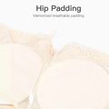 Women Butt Lifter Padded Lace Panties Body Shaper Tummy Hip Enhancer Shaper Panties Underwear Beige image 4