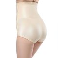 Women Hi-Waist Double Tummy Control Panty Butt Lifter Shapewear Waist Trainer Tummy Control Shorts Body Shaper Cincher Girdle Apricot image 4