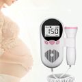 Instrumento de detecção de freqüência cardíaca do bebê instrumento de monitoramento doppler cardíaco em casa grávida pré-natal detector de freqüência cardíaca do bebê Branco image 3