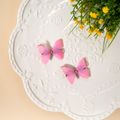 2-pack Rhinestones Butterfly Decor Hair Clip for Girls Light Pink image 1