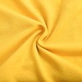 Casual Colorblock Long-sleeve Nursing Tee Yellow