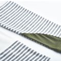 Camisola de amamentação de manga comprida Amamentação Clássico Bloco de Cor Riscas Costuras de tecido Malha Ponto contrastante Verde Escuro image 4