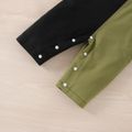 Farbblock-Overalls aus 100 % Baumwolle für Jungen/Mädchen grün