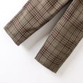 Toddler Boy/Girl Classic Elasticized Plaid Pants Brown image 5