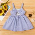 Baby / Toddler Strappy Striped Dress Light Blue image 1