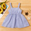 Baby / Toddler Strappy Striped Dress Light Blue image 2