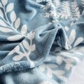 Winter Soft Warm Coral Fleece Bed Blanket Bedspread Sofa Plaid Turquoise