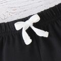 Baby Boy/Girl Solid Elasticized Waist Shorts Black image 4