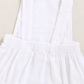 100% Cotton Solid Sleeveless Baby Romper White image 5