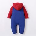Baby Shark Cotton Graphic Hooded Jumpsuit for Baby Deep Blue