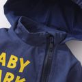 Baby Shark Baby Boy  Cotton Long-sleeve Hooded Zip-up Jacket royalblue