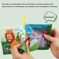 Cloth Book Washable Baby Soft Cloth Book Toys Activity Early Education Toy (Alphabet/Number/Color)  4pages Color-A image 4