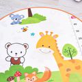 Double-sided Crawling Mat Round Carpet Kids Play Mat Rug Cushion Waterproof Moisture-proof Random Color Pattern Multi-color image 5