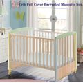 Universal Size Crib Mosquito Net Crib Full Cover Encrypted Mosquito Net White