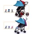Carrinho de bebê universal guarda-sol ajustável carrinho de bebê proteção solar acessórios para carrinho de bebê toldo guarda-chuva anti-uv Azul image 4