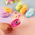 Mini Paper Hole Punch Craft Hole Punch Shapes for DIY Craft, Scrapbook, Cards, Handmade Project Light Pink