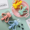 Baby Feeder Vegetable Fruit Food Feeder Nibbler Pacifier Training Massaging Gums Toy Teether Yellow image 5