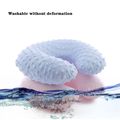 Baby U-Shaped Neck Pillows Kids Inflatable Travel Pillow Head Protector Safety Pad Cushion for Car Seat Airplanes Train White image 5