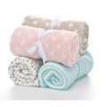 Fuzzy Blanket Soft Warm Cozy Coral Fleece Newborn Infant Receiving Blanket Toddlers Kids Nap Blanket Pink image 5