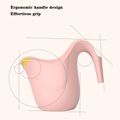 Baby Bath Time Rinse Cup Kids Shampoo Rinse Cup with Ergonomic Handle Pink image 3