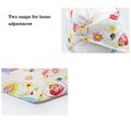 100% Cotton Baby Triangle Saliva Towel Allover Print Snap Button Adjustable Bibs Blue image 4