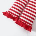 Peppa Pig 2-piece Baby Girl Secret Santa Christmas Mesh Dress with Knee Pads Red