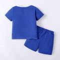 PAW Patrol 2-piece Toddler Boy Letter Rainbow Print Tee and Elasticized Shorts Set Blue