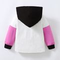 Paw Patrol Toddler Girl/Boy Letter Print Colorblock Cotton Hoodie Sweatshirt Hot Pink