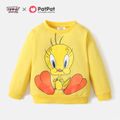 Looney Tunes Toddler Boy Character Print Pullover Sweatshirt Yellow image 1